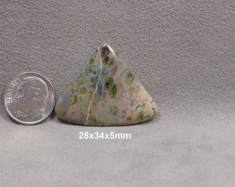 Copper in Rhyolite Cabochon