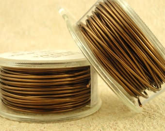 Vintage Bronze Wire - Enameled Coated Copper - 100% Guarantee - YOU Pick the Gauge 14, 16, 18, 20, 21, 22, 24, 26, 28, 30, 32