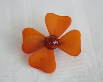 Vintage Dogwwod Flower Brooch