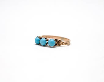 18k Victorian Turquoise Band