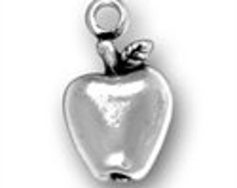 Apple For the Teacher - Sterling Silver Charm