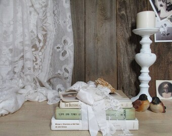 Decorative Book Bundle / Shabby Chic Cottage / French Farmhouse / UpstairsAtAliceAnns