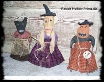 Primitive Halloween Freaky Friends