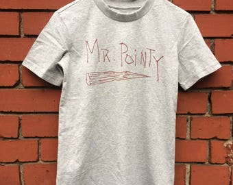 Mr Pointy - screen printed t-shirt