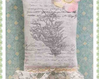 sachet, lavender, muslin sachet, gift #S-2