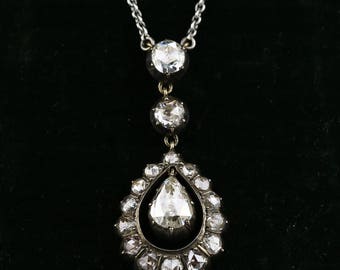 Antique Dutch Rose-cut Diamond Necklace