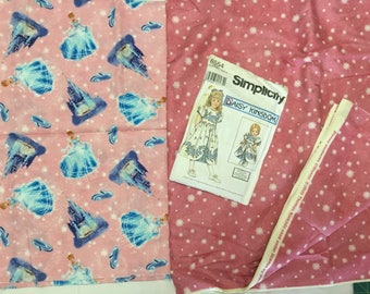 Daisy Kingdom Girls Dress Pattern with 5-3/4 yards of fabric