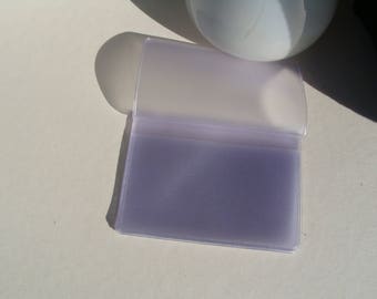 Pocket card holder laminated 6 storage, 12 recto verso