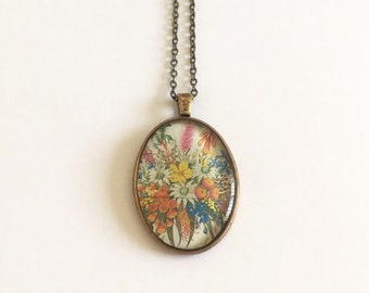 Thinking of You 1990 Postage Stamp Pendant