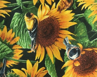 Birdies & sunflowers bloomer set
