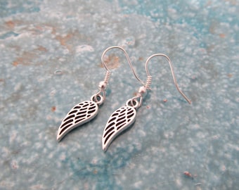 Wing earrings, angel earrings