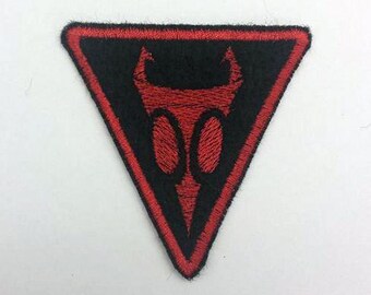 Irken invasion insignia - Invader Zim - Shiny Metallic Embroidered.