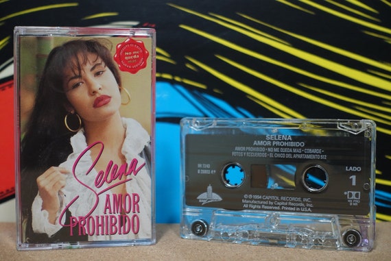 Amor Prohibido by Selena Vintage Cassette Tape