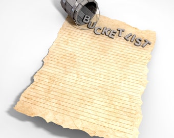 Retirement/Graduation Game - The Bucket List Game