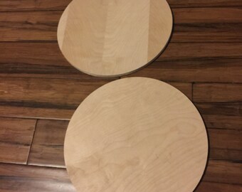 36-48" inch Diameter Circle Birch Plywood Chair Table Top Custom Sizes Available 1/2"