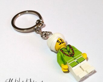 Lego snake charmer Figurine keychain