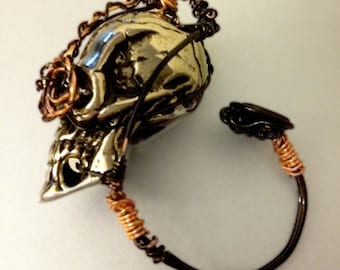 Terminapunk Ring - SciFi meets Steampunk-TEMP PRICE REDUCTION