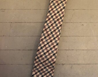 Vintage Houndstooth Wool Tie by Highland Mist