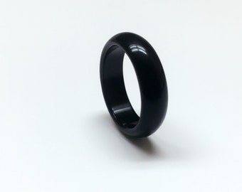 womens obsidian ring
