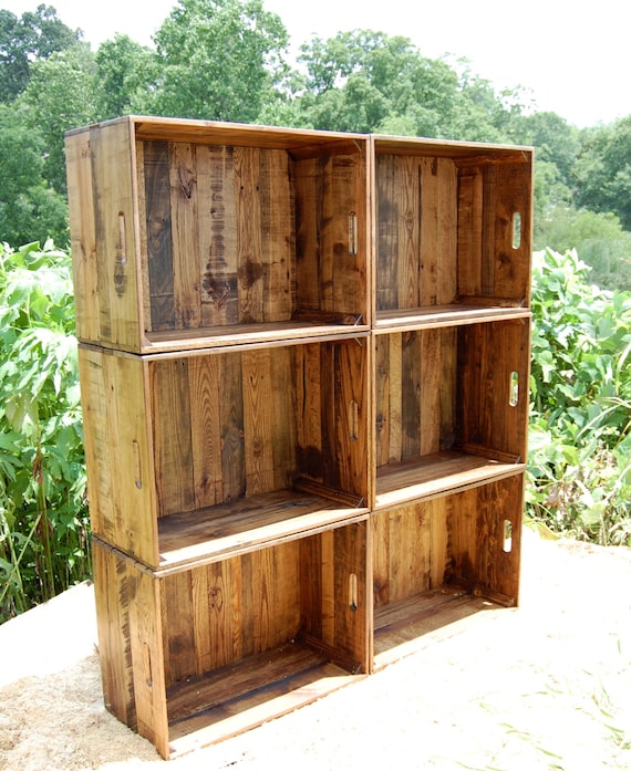 Wooden Crate/ Wall Unit/ Bookcase/ Storage/ Extra Large Crate