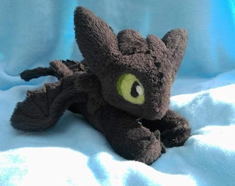 Toothless Dragon Night Fury Floppy Plush