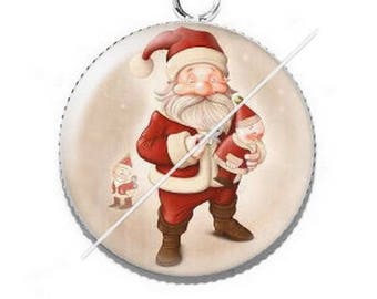 Pendant cabochon resin Merry Christmas happy holidays 11
