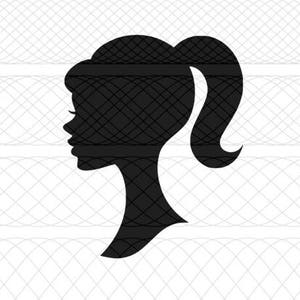 barbie silhouette svg