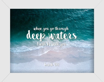 Isaiah 43 2 | Etsy