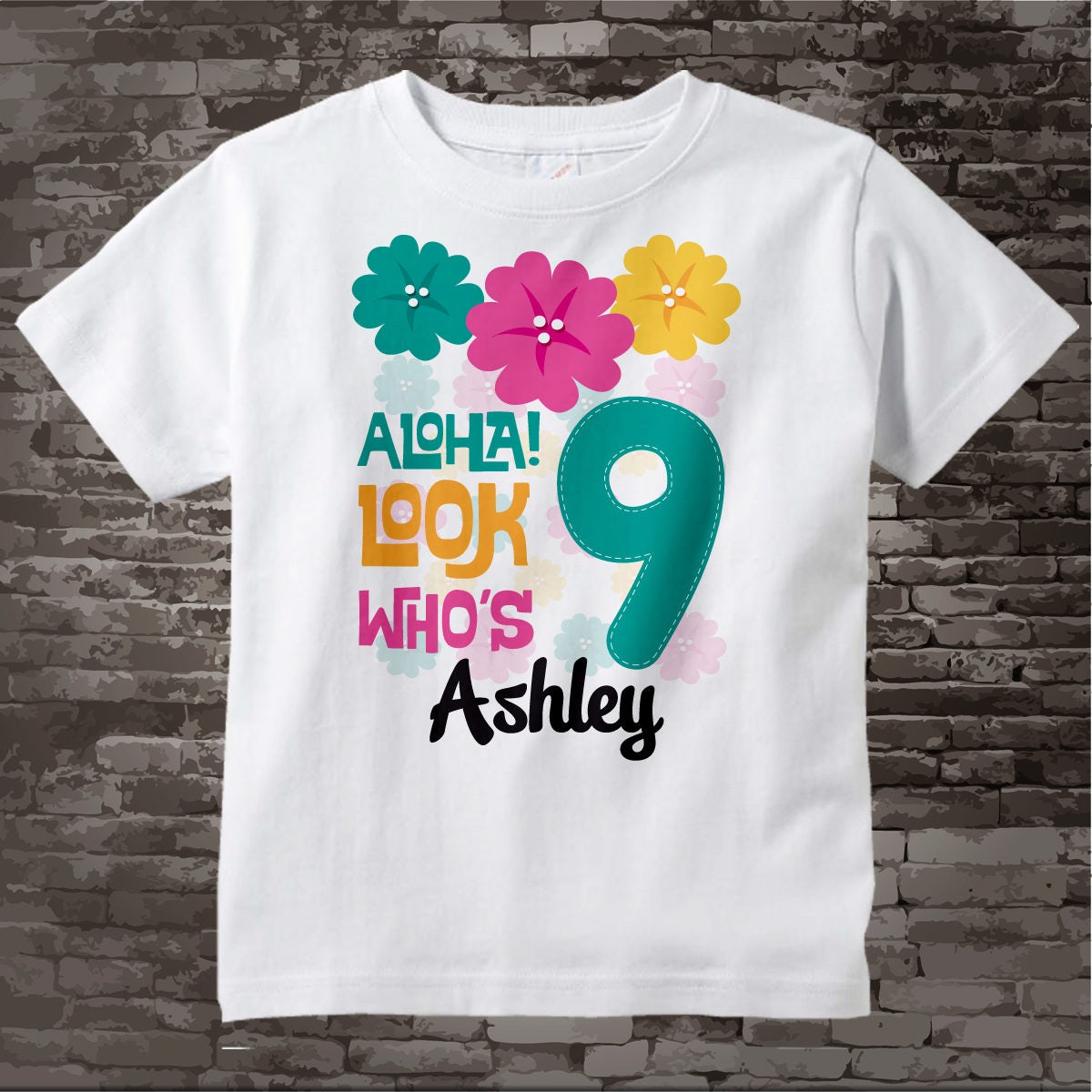 luau theme shirt