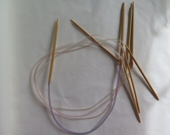 Circular Bamboo Knitting Needles//Knitting Needles