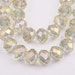 Wholesale Lot 3mm 4mm 6mm 8mm 10mm Crystal Yellow Rondelle Faceted Crystal Loose Spacer Glass Beads Crafts Jewelry Findings DIY SKU BZ-106