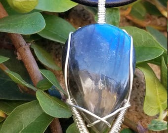 Labradorite in sterling