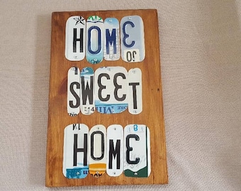 Wall Hanging - License Plate Art
