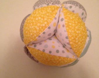 Super Soft Infant Clutch Ball. Montessori Puzzle Ball. Sensory Learning Toy. Soft and Safe for indoor Kid's and Baby Play