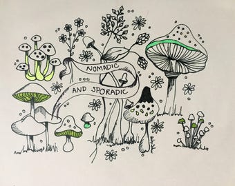 Nomadic and Spradic print