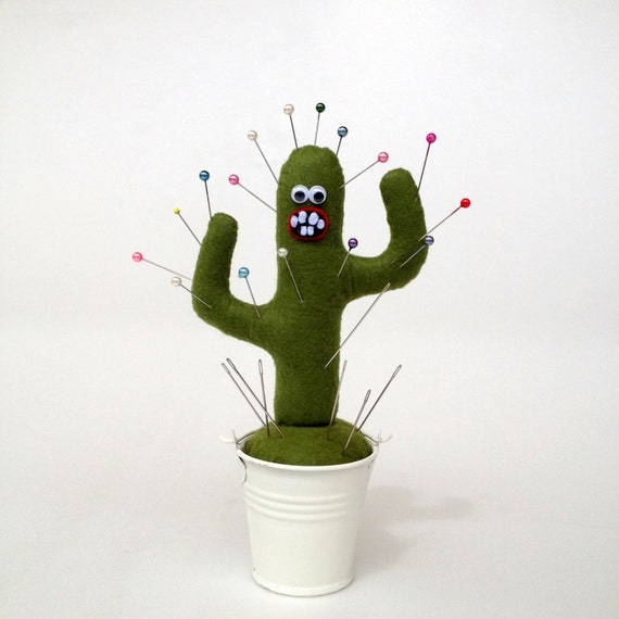 Cacti Pin Cushion cactus succulent pin cushion gift for
