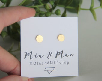 circle post earrings, Small circle Earrings , Gold circle earrings, Minimalist Gold Jewelry, Gold Earrings, Modern Jewelry