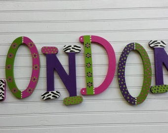 Nursery Letters - Kids Name Letters - Name Wall Letters - Boy Name Letters - Girl Name Letters