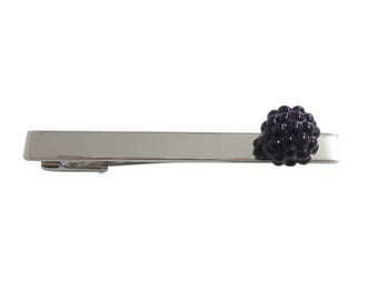 Blackberry Fruit Square Tie Clip