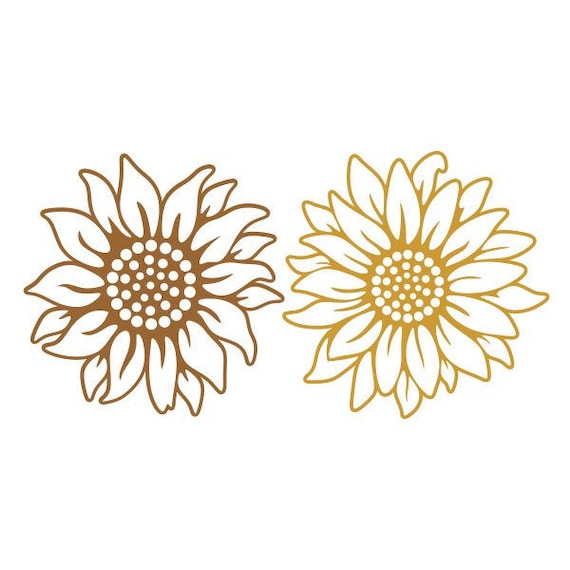 Free Free 221 Svg Cricut Sunflower Simple Sunflower Svg SVG PNG EPS DXF File