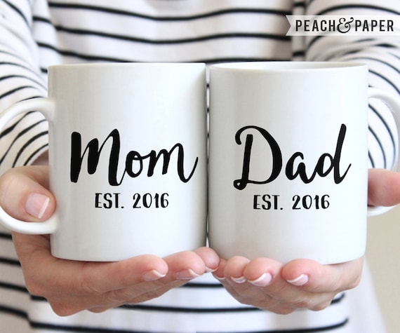 New Parents Coffee Mug Set