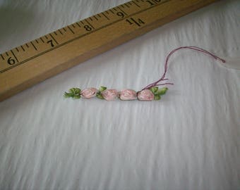 antique authentic ribbon work rayon