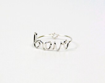 Brave Ring - Custom Rings - Jewelry - Gift for Her