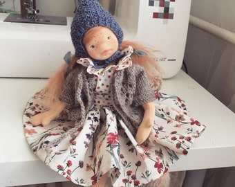 Waldorf doll 11 " tall, Dora