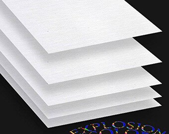 Canvas Sheet Fabric Sheet Transfer Paper | Printable Inkjet Fabric Sheet | Printer Laser Transfer Paper | 8.5" x 11" Cotton Canvas | VViViD