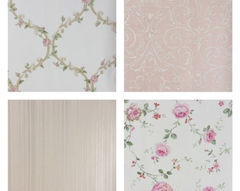 Large, Over Sized, Pastel Pink, Wallpaper Sheets - Set of 12 sheets - Group 10