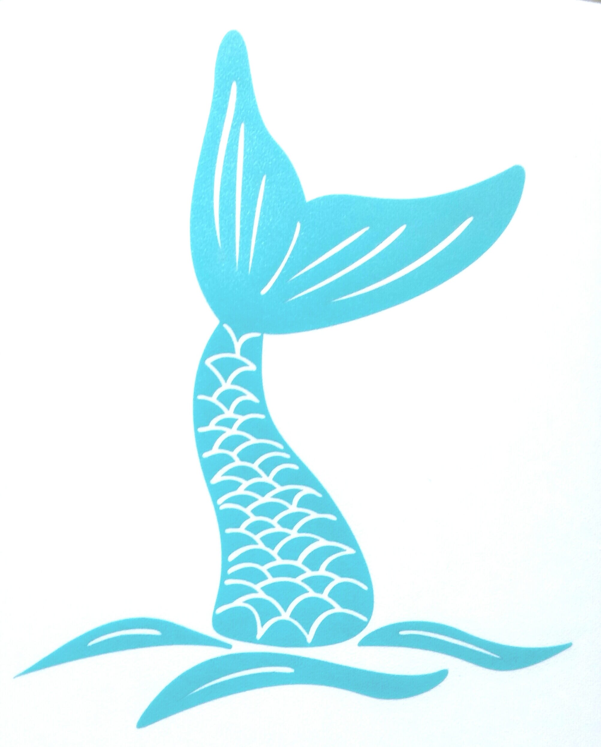 Download Mermaid Tail Decal / Mermaid Decal / Car Decal /Yeti Decal