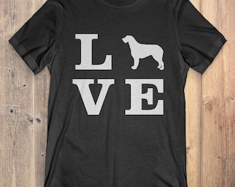 Irish Wolfhound Dog T-Shirt Gift: I Love Irish Wolfhound