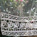 Antique Net Curtain Victorian Off White French Filet Valance Handmade Cotton Floral Lace Trim #sophieladydeparis
