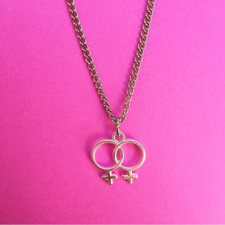 Sapphic Double Venus Necklace